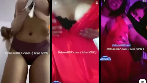 Chamet viral lebsian sex video pressing boobs using vibrator