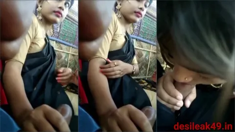 Innocent bengali girl gives handjob & blowjob to teacher at home